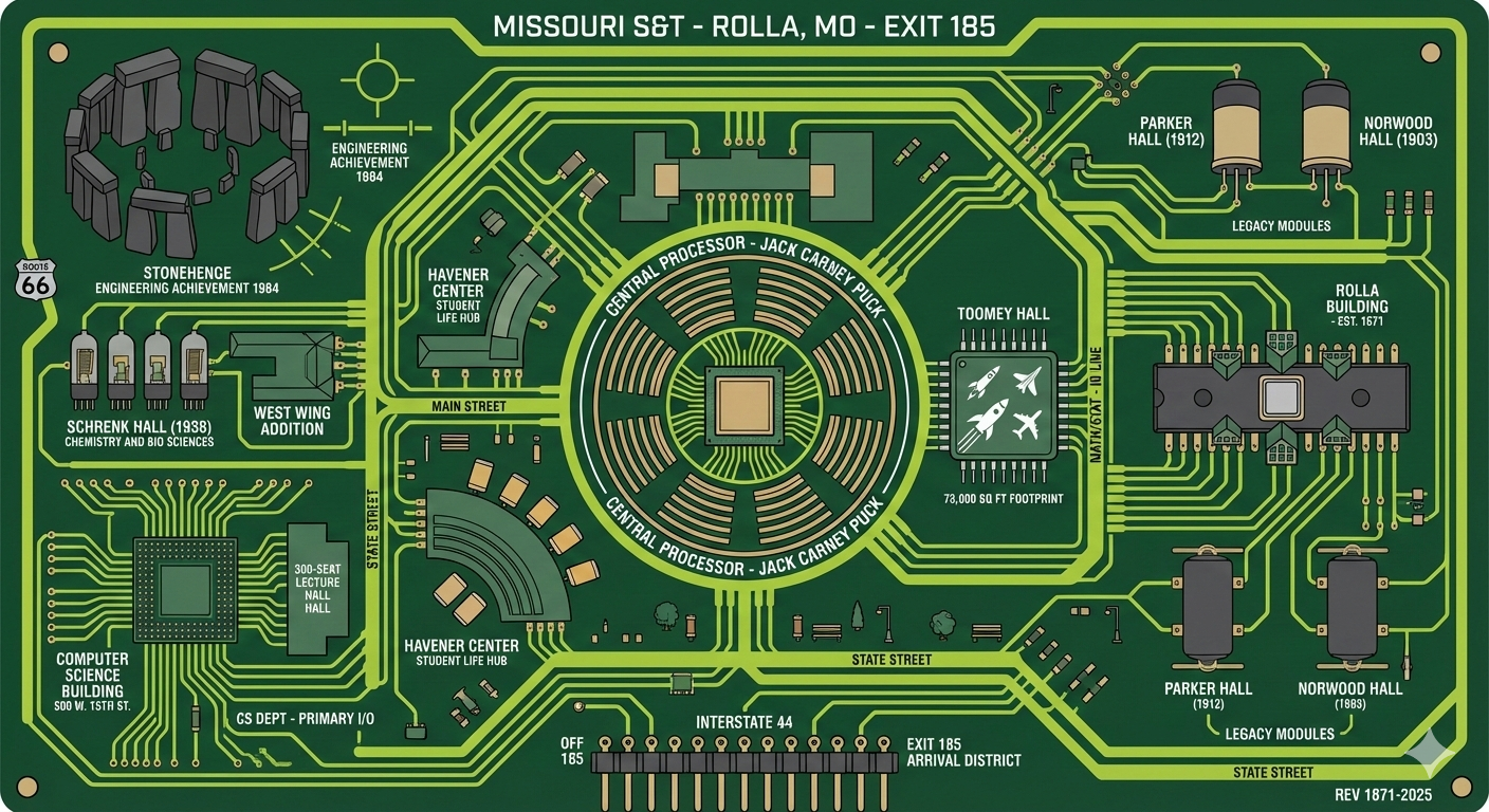 Missouri S&T Campus Circuit Board